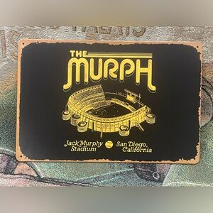 THE MURPH Jack Murphy Stadium San Diego Padres Metal Sign 8”x 12” NEW